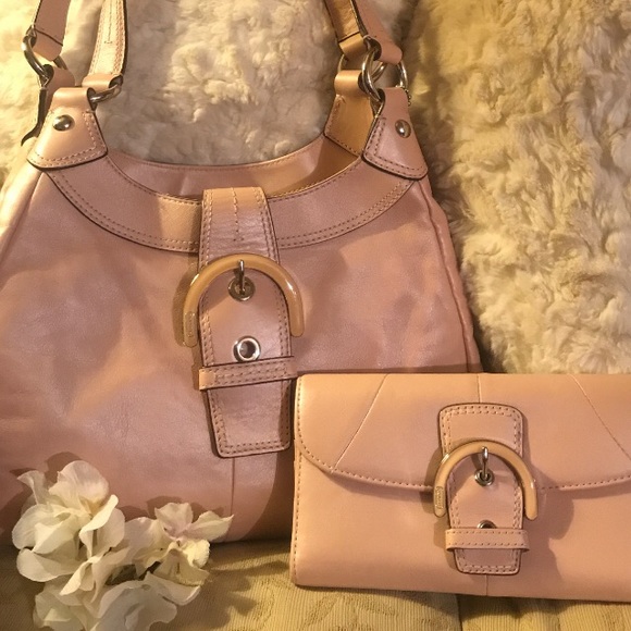 Coach Handbags - 💕SALE💕Coach Soho Lynn Shoulder Bag/Wallet Set!